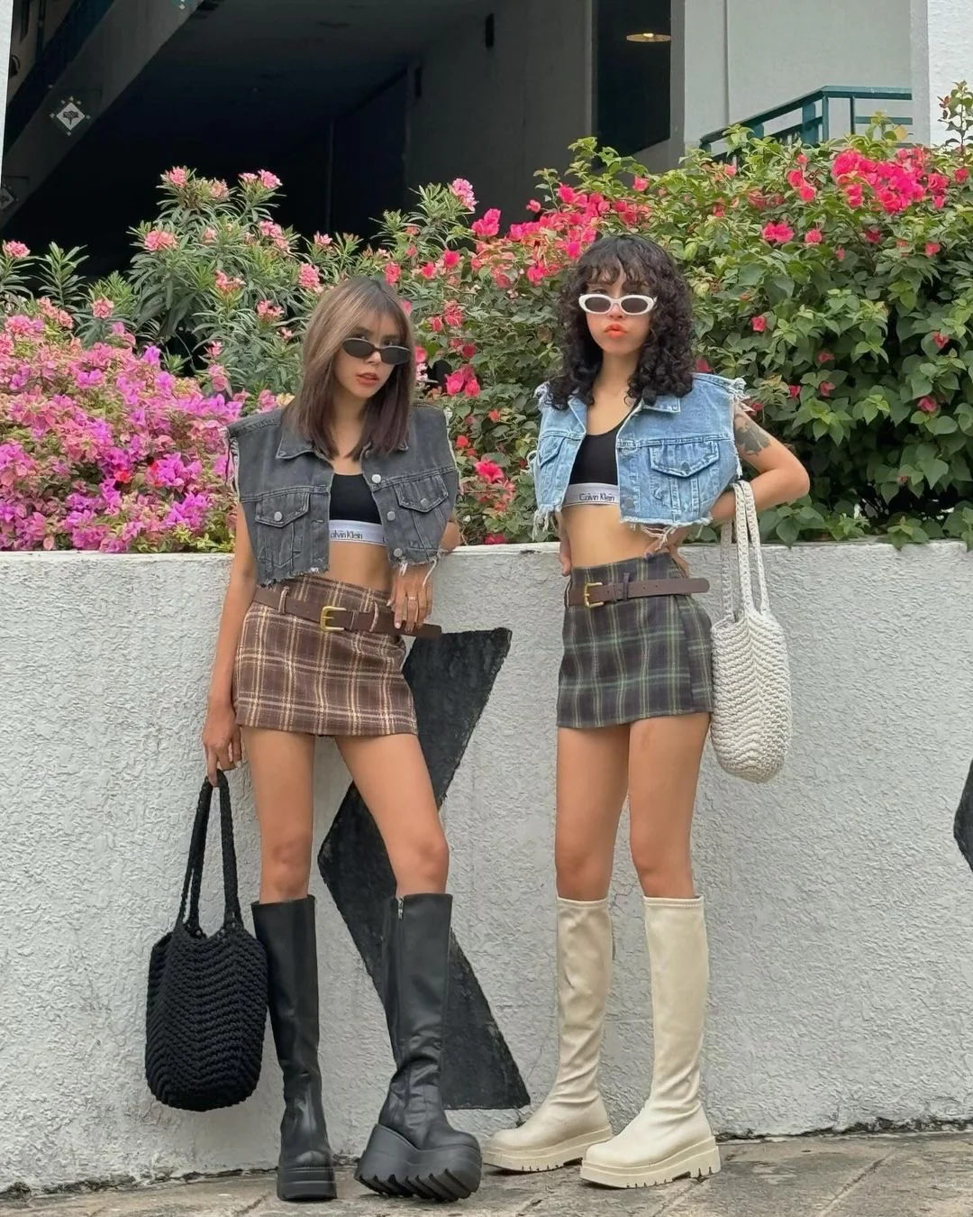 90’s Micro Mini Belted Skorts - Image 7
